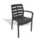 SILLA BORNEO ANTRACITA