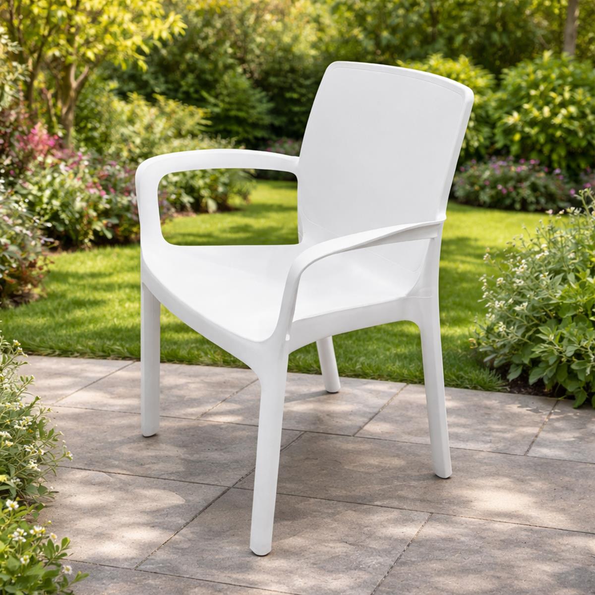 SILLA DROL BLANCA