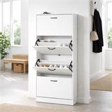 ZAPATERO 4 PUERTAS BLANCO COROT