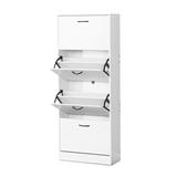 ZAPATERO 4 PUERTAS BLANCO COROT