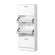ZAPATERO 4 PUERTAS BLANCO COROT
