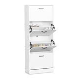 ZAPATERO 4 PUERTAS BLANCO COROT