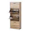ZAPATERO 4 PUERTAS ROBLE COROT