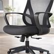 SILLA OFICINA NEGRA PRASLINVISTATRASERAFONDOBLANCO