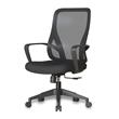 SILLA OFICINA NEGRA PRASLINENDIAGONALFONDOBLANCO