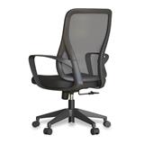 SILLA OFICINA NEGRA PRASLINENDIAGONALFONDOBLANCO