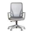 SILLA OFICINA GRIS PRASLINVISTADETALLERESPOSABRAZOS