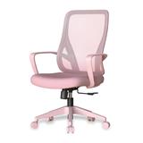SILLA OFICINA ROSA PRASLINVISTAENDIAGONALFONDOBLANCO