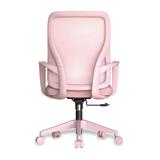 SILLA OFICINA ROSA PRASLINVISTALATERALFONDOBLANCO