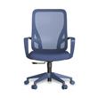 SILLA OFICINA AZUL PRASLINVISTAENDIAGONALFONDOBLANCO