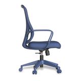 SILLA OFICINA AZUL PRASLINVISTAENDIAGONALFONDOBLANCO