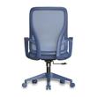 SILLA OFICINA AZUL PRASLINVISTATRASERAENDIAGONALFONDOBLANCO