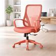 SILLA OFICINA NARANJA PRASLINVISTAENDIAGONALTRASERAFONDOBLANCO
