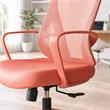 SILLA OFICINA NARANJA PRASLINVISTATRASERAFONDOBLANCO