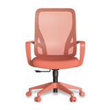 SILLA OFICINA NARANJA PRASLINVISTADETALLEREPOSABRAZOS