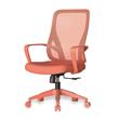 SILLA OFICINA NARANJA PRASLINVISTAENDIAGONALFONDOBLANCO