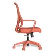 SILLA OFICINA NARANJA PRASLINVISTADEFRENTEFONDOBLANCO