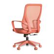 SILLA OFICINA NARANJA PRASLINVISTAENDIAGONALFONDOBLANCO