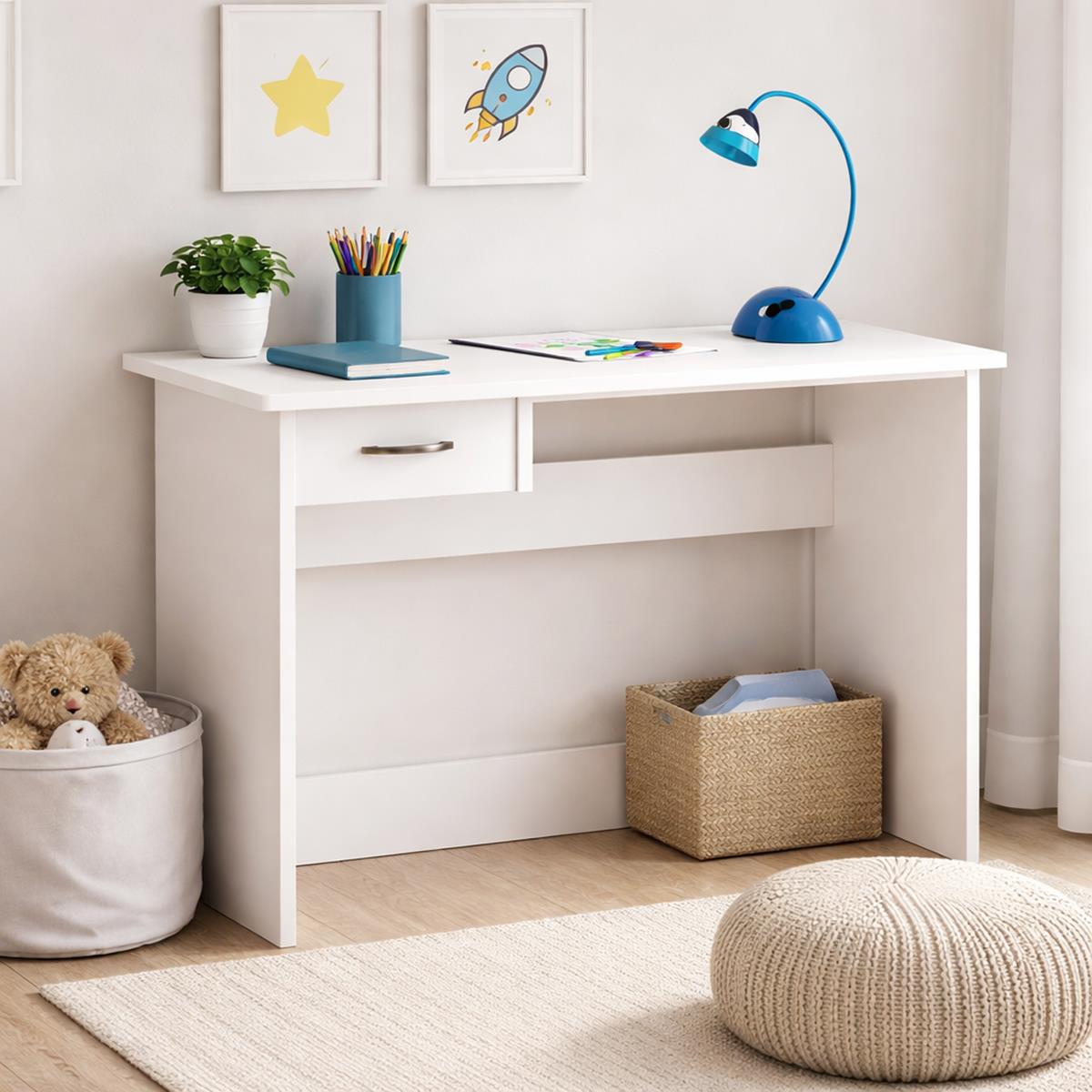MESA ESCRITORIO CAIMS 828 BLANCA