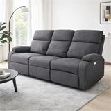 SOFA RELAX 3P ELECTRI BIWA GRIS