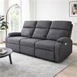 SOFA RELAX 3P ELECTRI BIWA GRIS