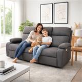 SOFA RELAX 3P ELECTRI BIWA GRIS