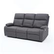 SOFA RELAX 3P ELECTRI BIWA GRIS