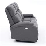 SOFA RELAX 3P ELECTRI BIWA GRIS