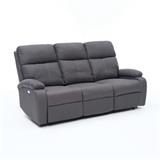 SOFA RELAX 3P ELECTRI BIWA GRIS