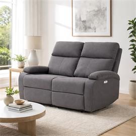 SOFA RELAX 2P ELECTRI BIWA GRIS