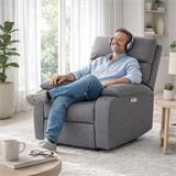 BUTACA RELAX ELECTRI BIWA GRIS