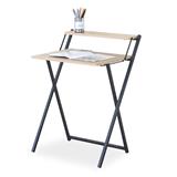 MESA AUXILIAR PLEGABLEVISTAENDIAGONALYFONDOBLANCO