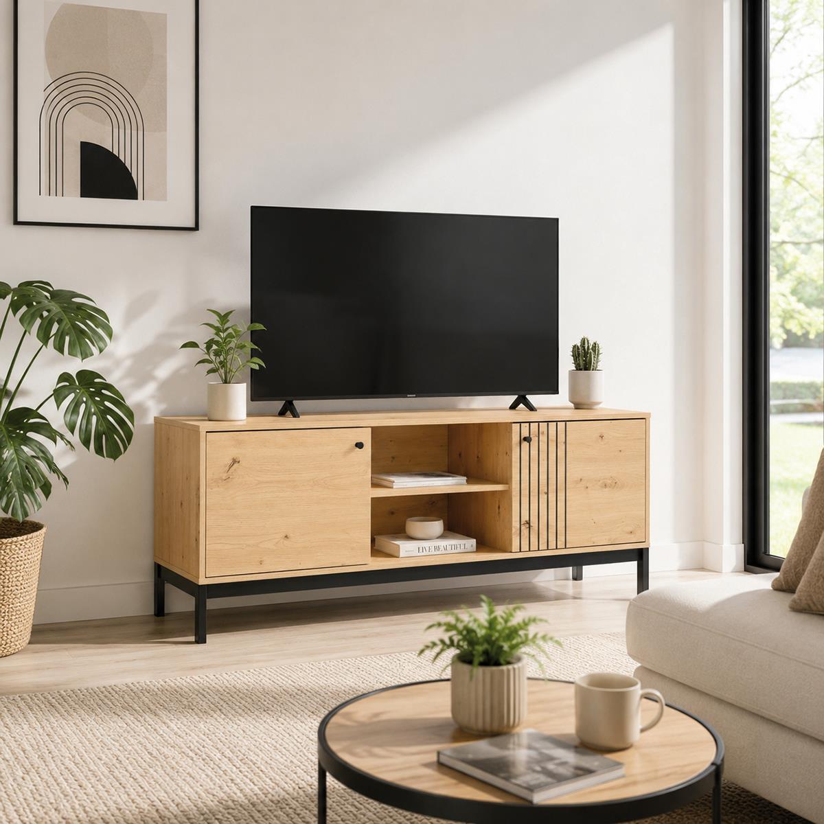 MUEBLE TV 2PUERTAS+2HUECO YANGRA