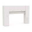 CAMA PUENTE CON CAJON BCO BIGAR