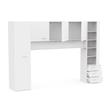 CAMA PUENTE CON CAJON BCO BIGAR
