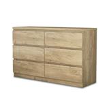 COMODA DOBLE 6C BORAX SF-0560