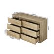 COMODA DOBLE 6C BORAX SF-0560