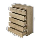 COMODA 6 CAJONES BORAX CO-0563