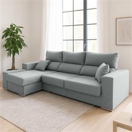 CHAISE LONG DCH GRIS(R17) DURG