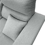 CHAISE LONG IZQ GRIS(R17) DURG