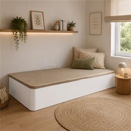 CANAPE LATERAL 90X190 BCO BAIRO