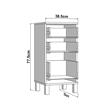MUEBLE AUXILIAR 3C DUNEDIN