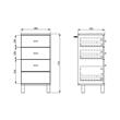 MUEBLE AUXILIAR 3C CHAPALA