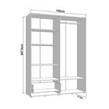 ARMARIO 4 PUERTAS KOCHAB