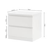 MESITA 2C BORAX MS-0560 BLANCO
