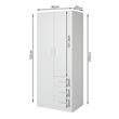 ARMAR 2P+3C BORAX AR-0560 BLANCO