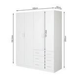 ARMAR 4P+3C BORAX AR-0562 BLANCO