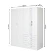 ARMAR 4P+3C BORAX AR-0562 BLANCO