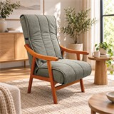 SILLON EGINA CZO FLORA 08 MARRON