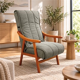 SILLON EGINA CZO FLORA 08 MARRON
